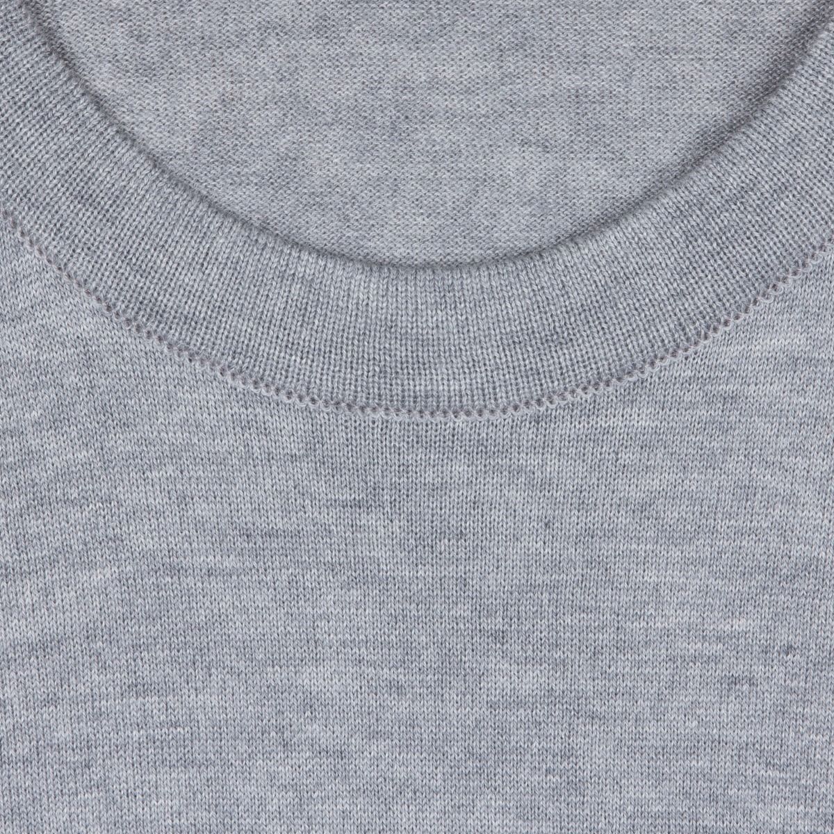 JSY LORCA Men Sea Island Cotton T-Shirt Silver