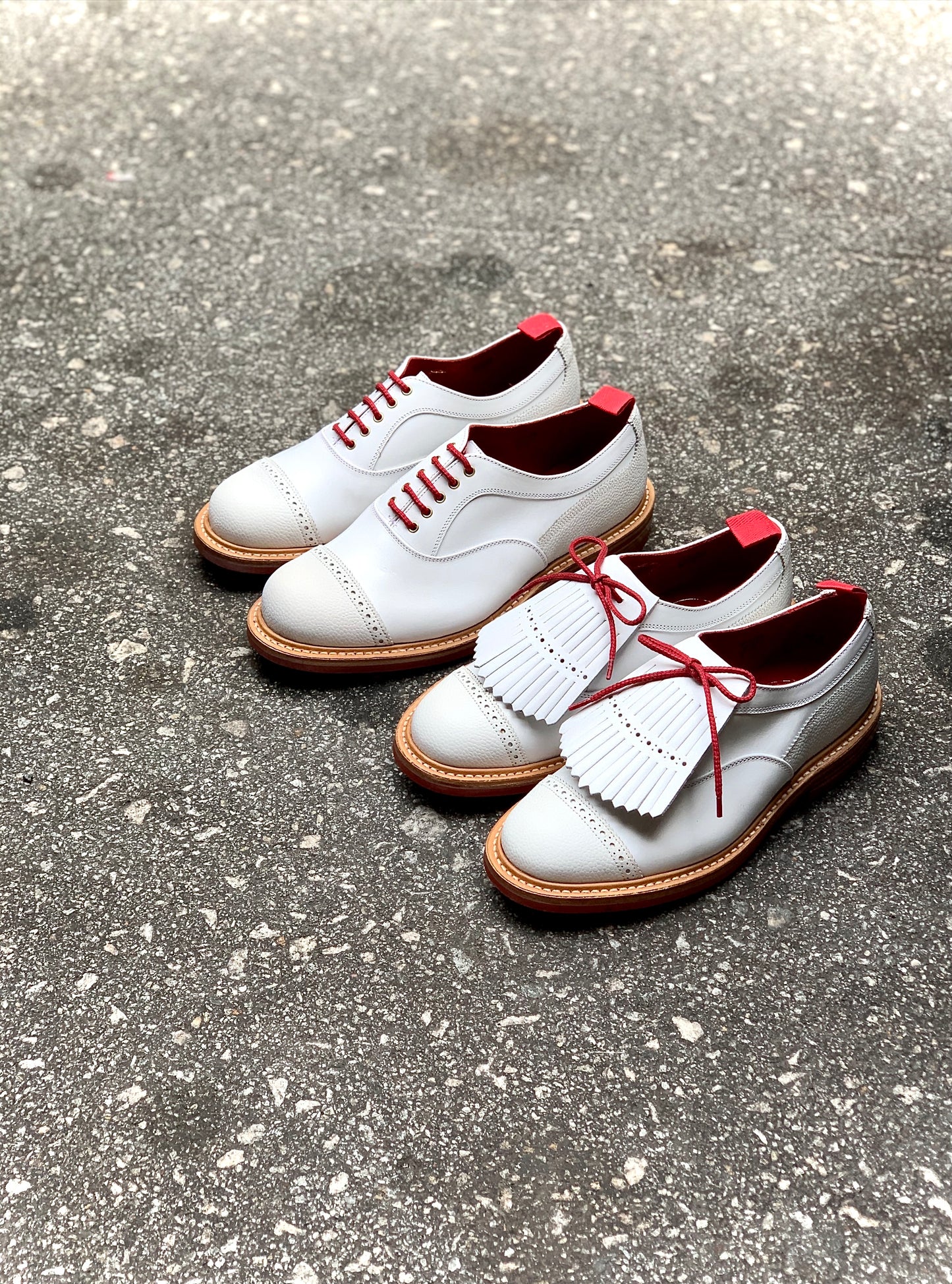 TKS x HOUSES MTO9 OXFORD Dainite White