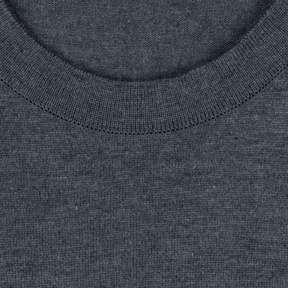 JSY LORCA Men Sea Island Cotton T-Shirt Charcoal