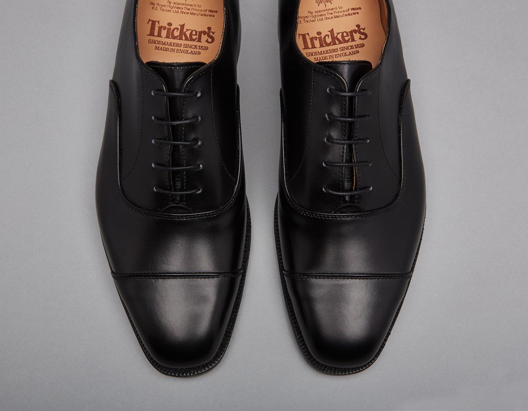 TKS REGENT Plain Toecap Oxford Town Shoe