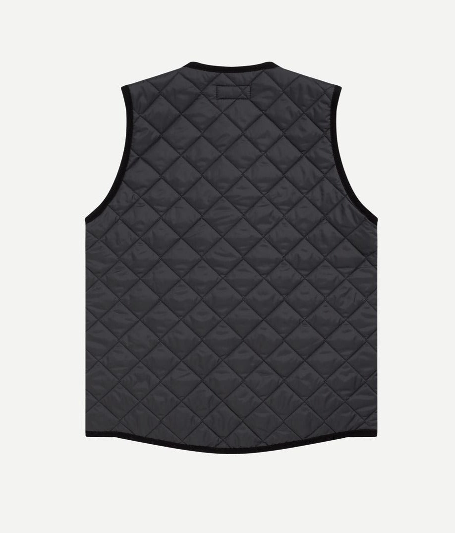 LVH THORNHAM Lavenster Quilted Gilet Black