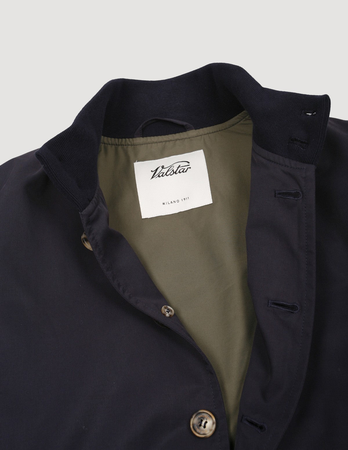 VSR VALSTARINO Cotton Nylon Lined Jacket Navy