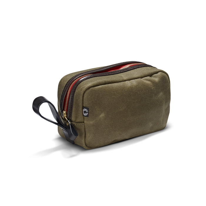 CRT Vintage Waxed Wash Bag