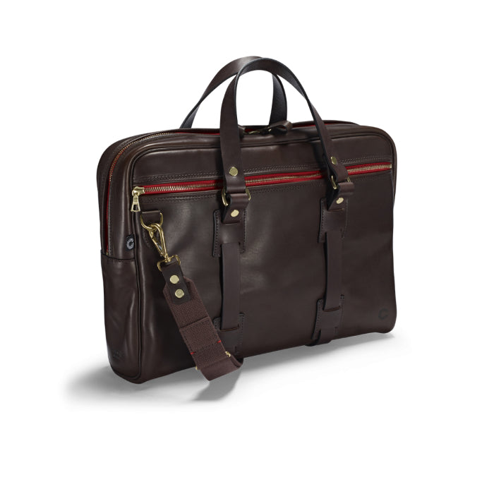 CRT Vintage Leather Laptop Bag