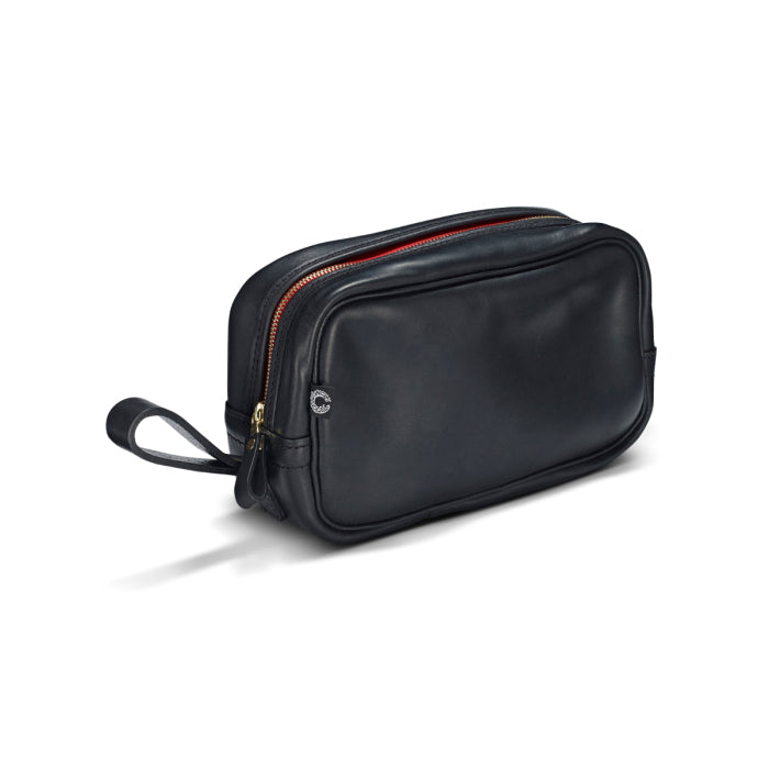 CRT Vintage Leather Wash Bag