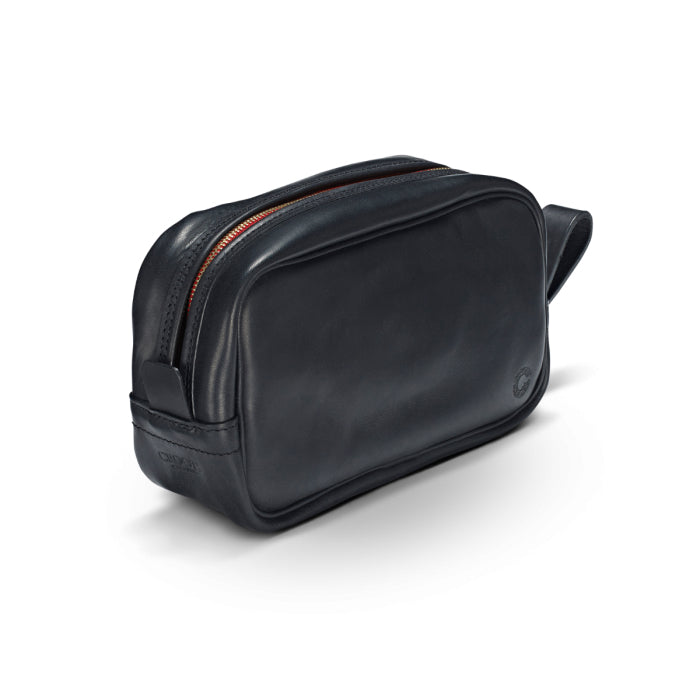 CRT Vintage Leather Wash Bag