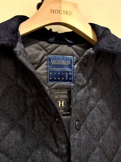 LVH x HOUSES WINSTON Wool Quilted Jacket Dark Navy