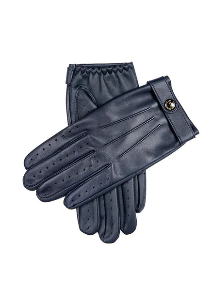 DTS ROLLESTON Men’s Heritage Touchscreen Three-Point Leather Driving Gloves