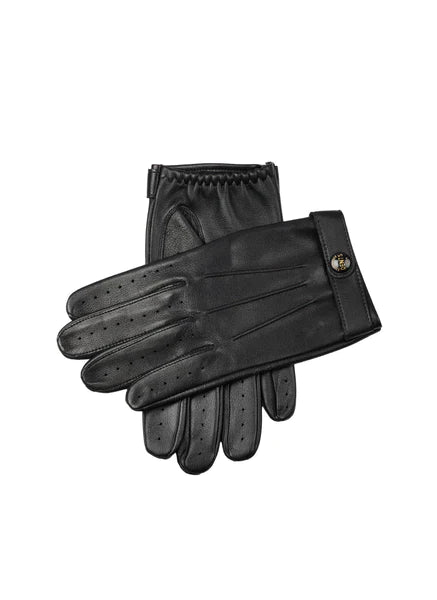 DTS ROLLESTON Men’s Heritage Touchscreen Three-Point Leather Driving Gloves