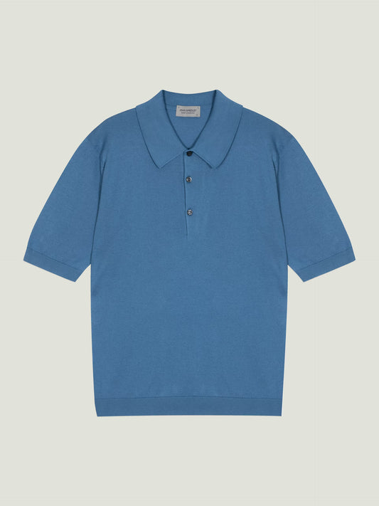 JSY ISIS Men Sea Island Cotton Shirt Classic Skye Blue