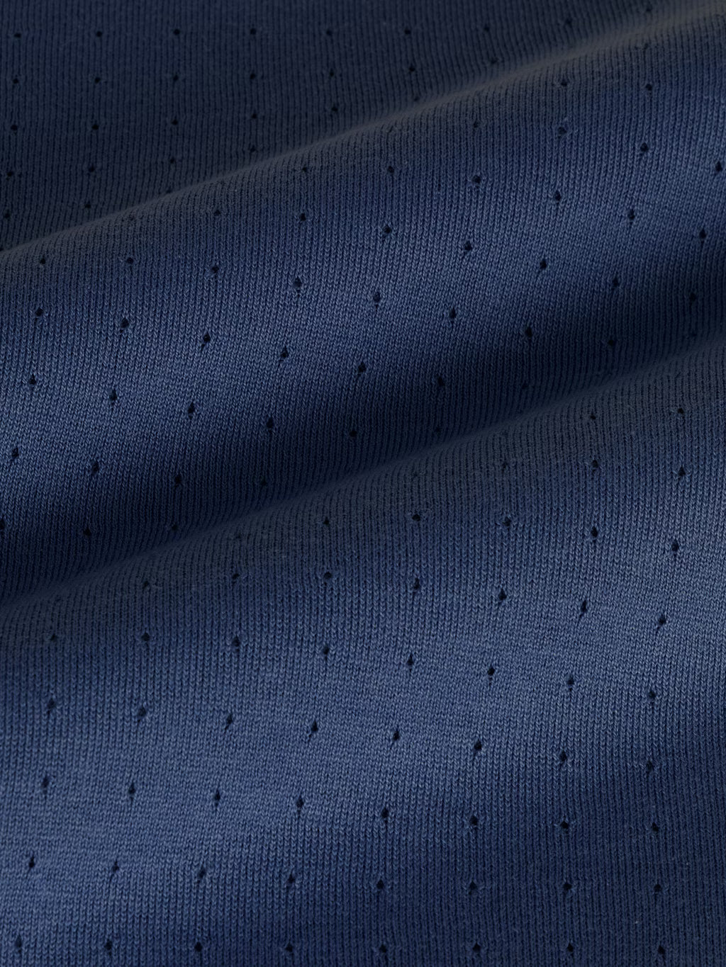 JSY ROWARTH Men Sea Island Cotton Collar Shirt French Navy