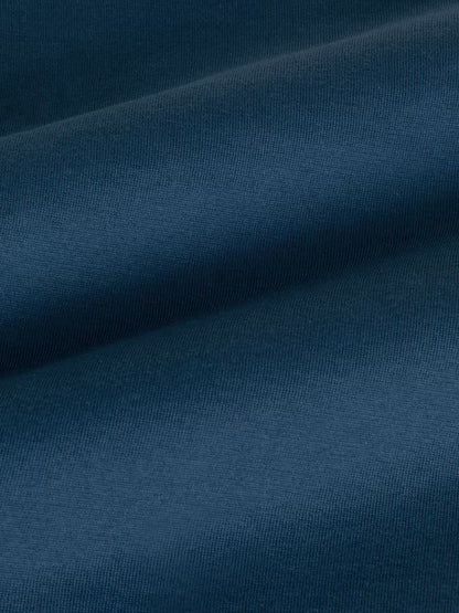JSY ADRIAN Men Sea Island Cotton Polo Shirt Delft Blue