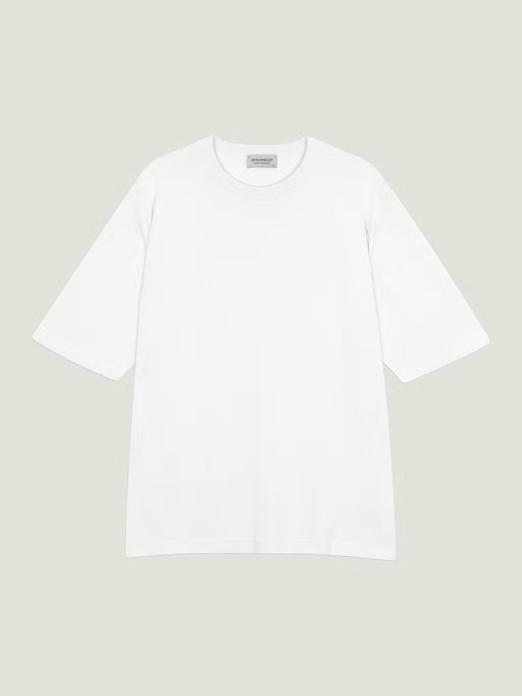 JSY TINDALL Men Sea Island Cotton T-Shirt White