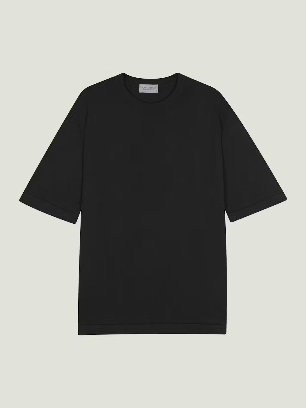 JSY TINDALL Men Sea Island Cotton T-Shirt Black