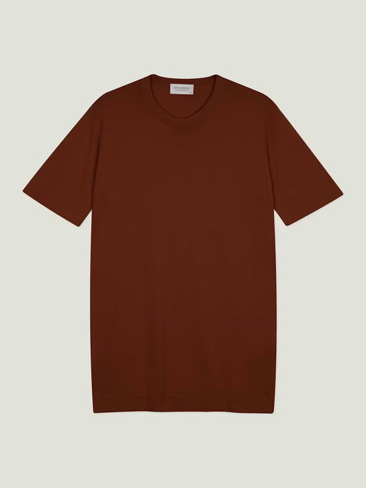 JSY LORCA Men Sea Island Cotton T-Shirt Roobois