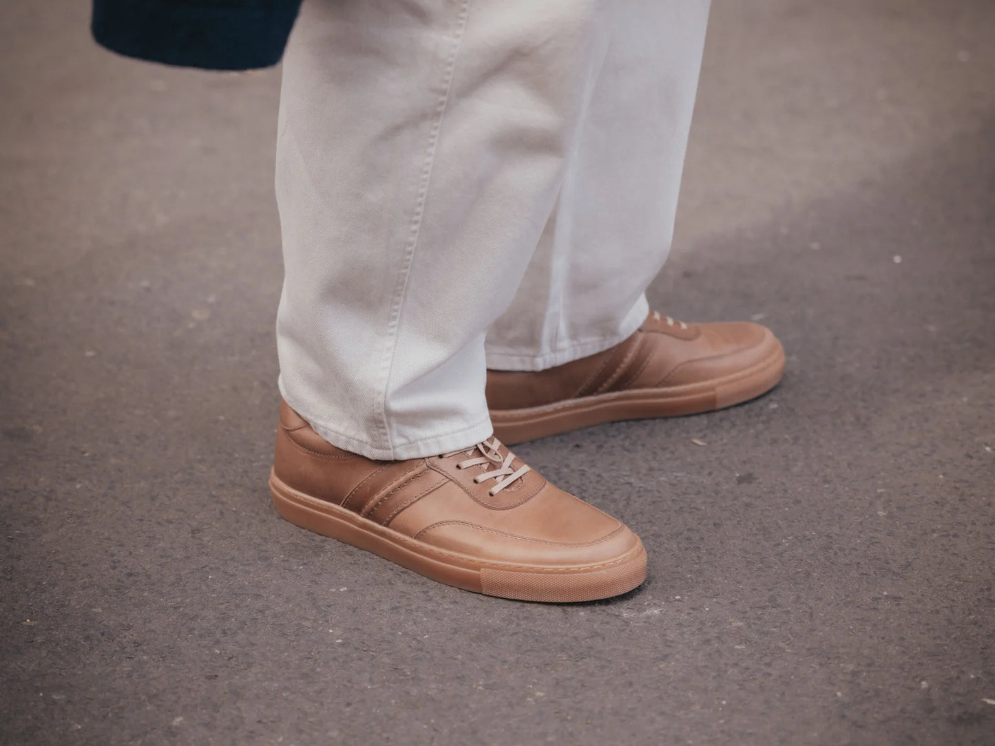 GRL The Boulsover Sneakers - Horween Chromexcel Natural