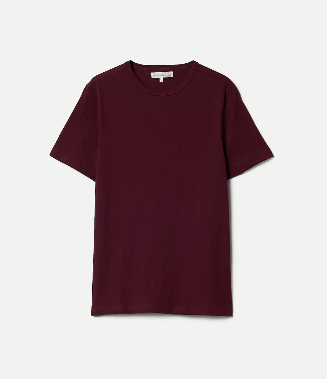 MERZB Men's 1950s T-shirt Burgundy