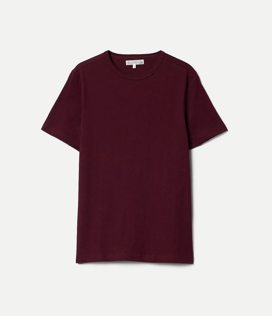 MERZB Men's 1950s T-shirt Burgundy