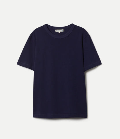 MERZB 214PK Loopwheeled Relaxed Fit Pikée T-Shirt Ink Blue