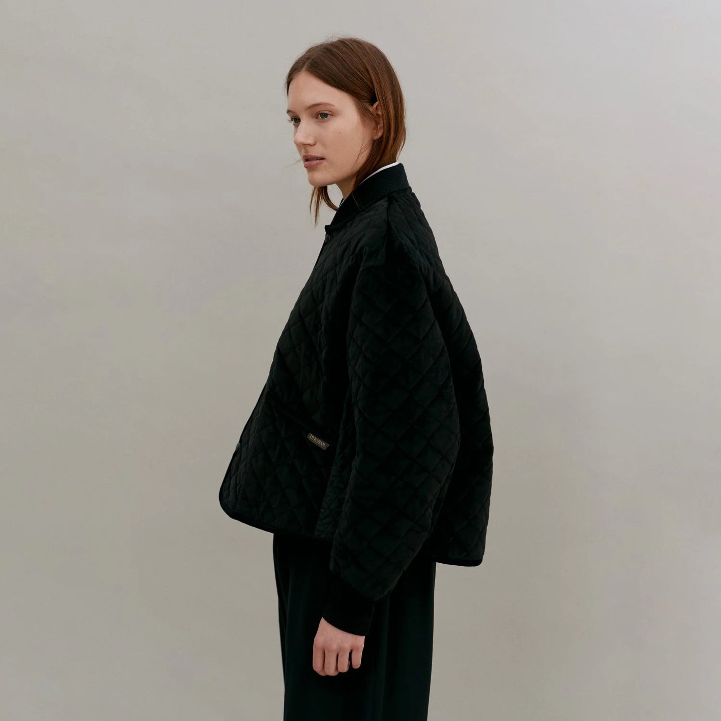 LVH Black Edition Velvet Panelled Bomber Jacket