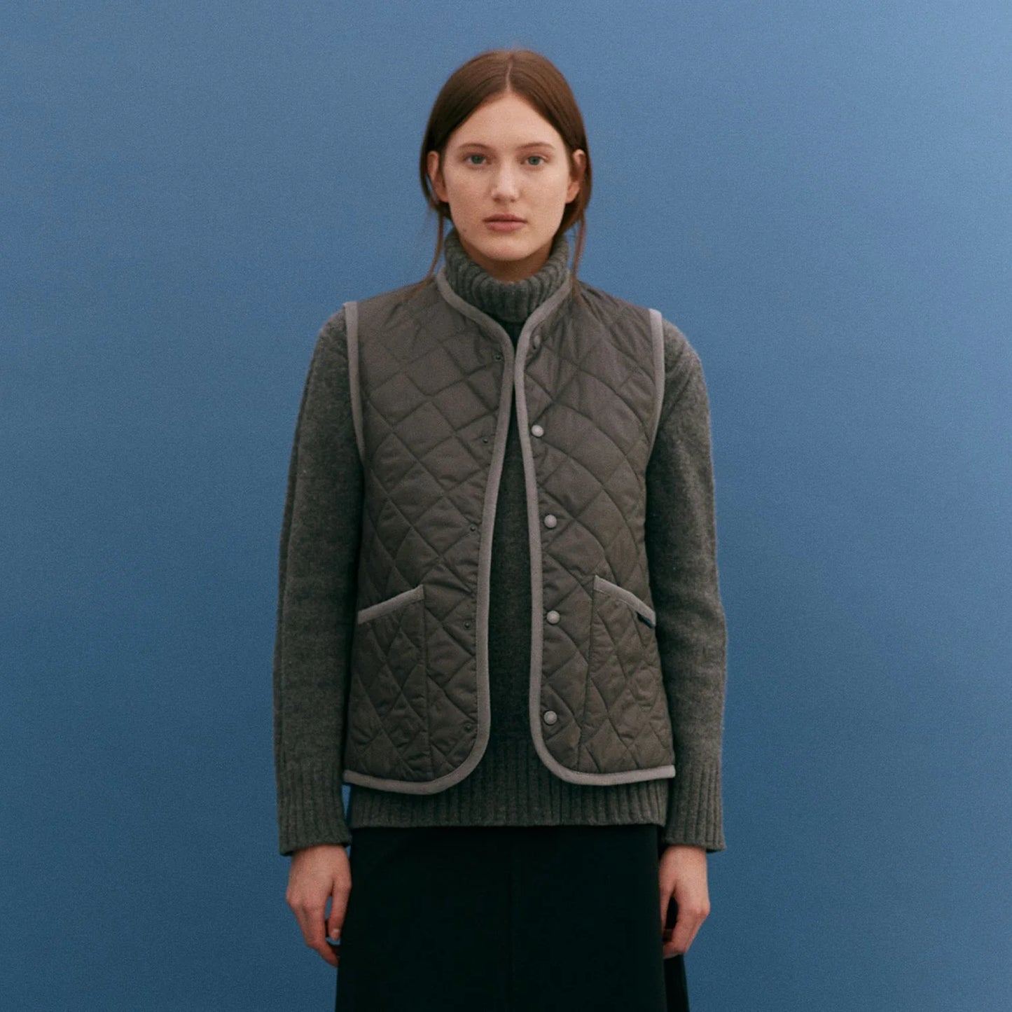 LVH Cocoon THORNHAM Cropped Gilets Regent Grey