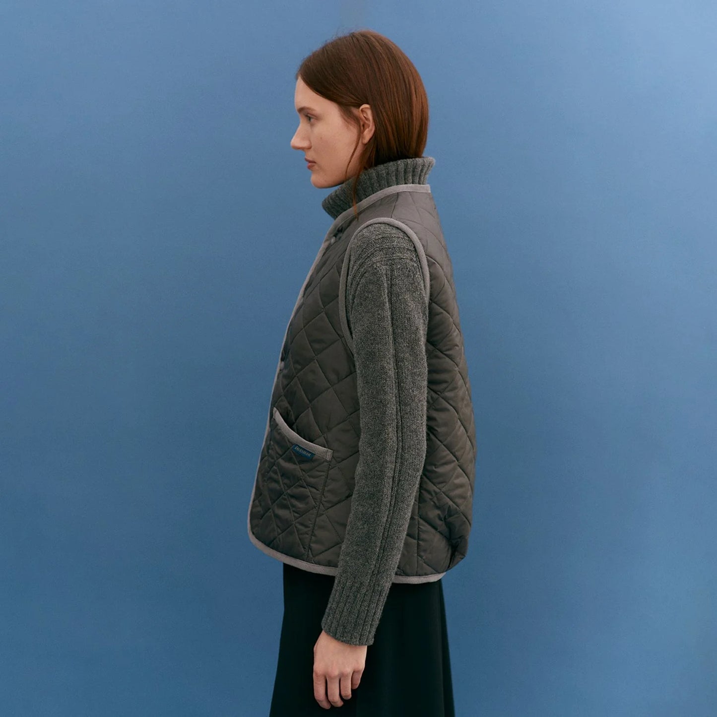 LVH Cocoon THORNHAM Cropped Gilets Regent Grey