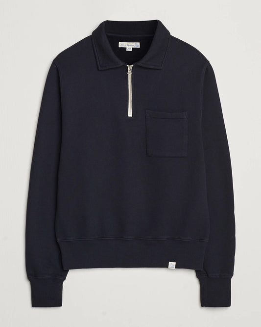 MZB ZIPC01 Zip Collar Sweatshirt 11oz Dark Navy