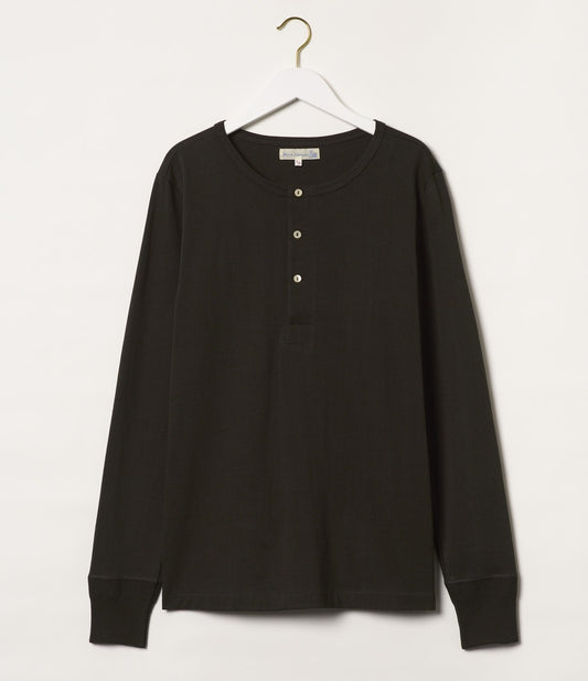 MERZB 2M06 Vintage Machine Classic Henley Long Sleeve 6,8oz Forest
