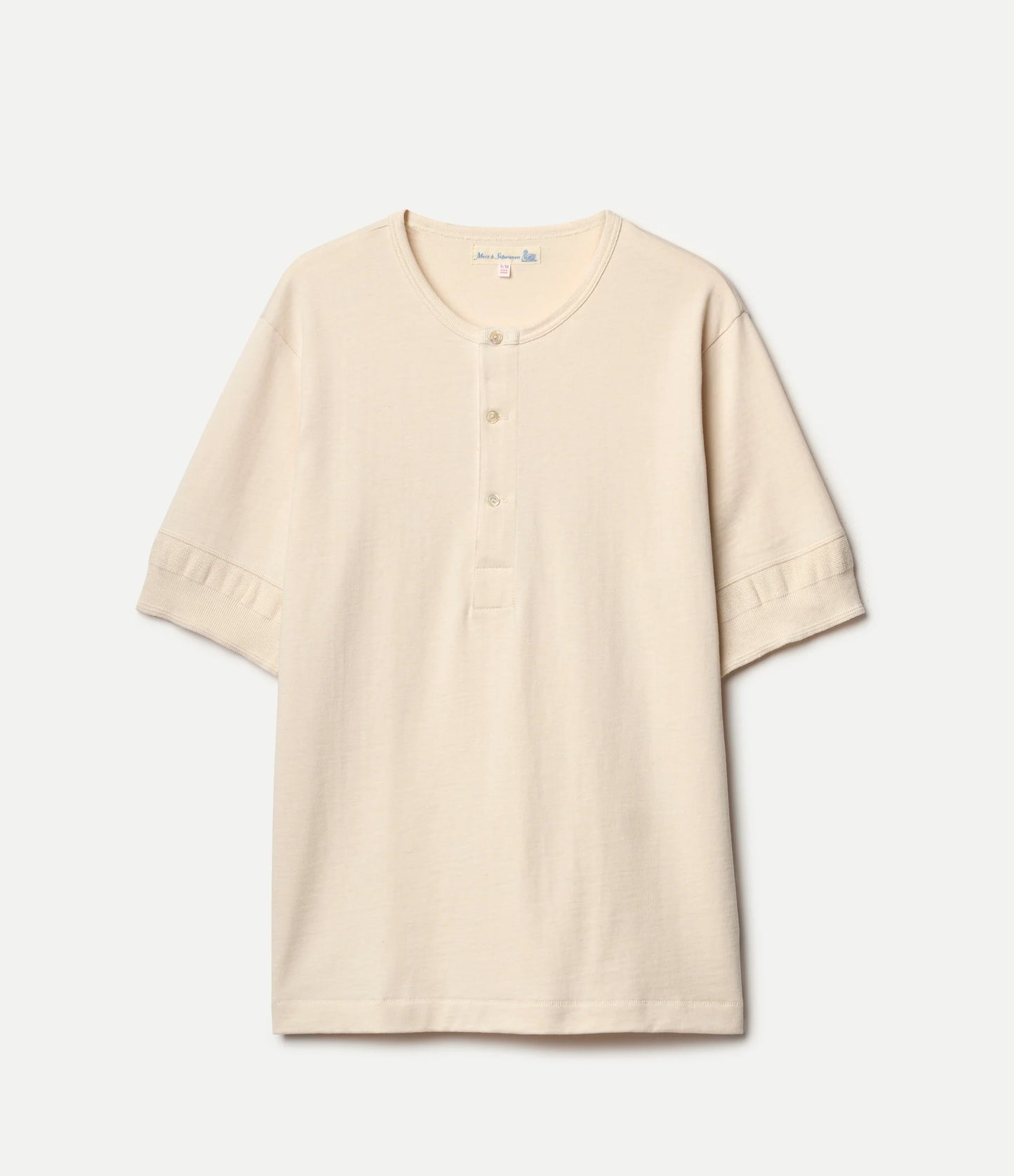 MERZB 2M07 Vintage Machine Classic Henley Nature