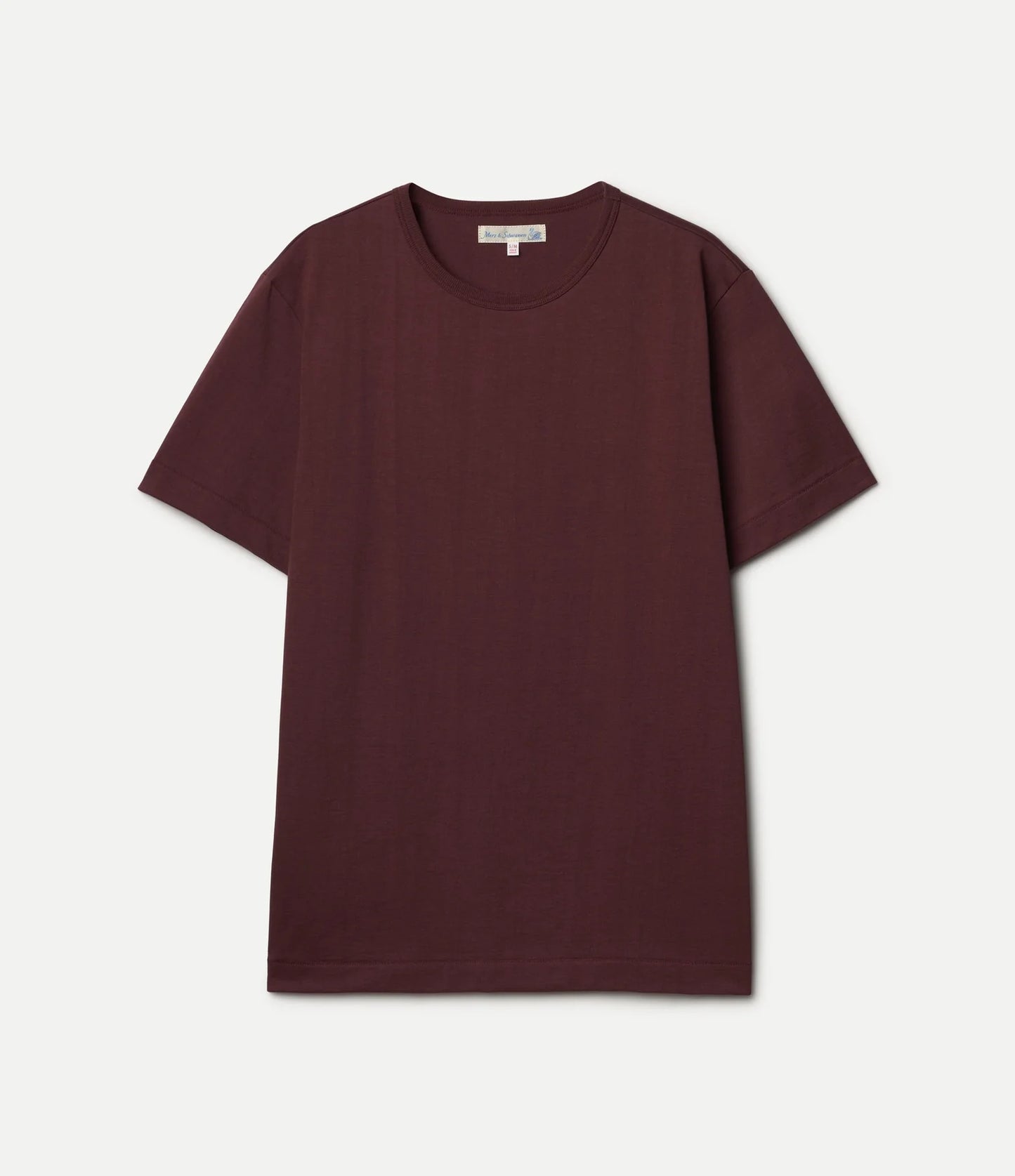 MERZB 2M15 Vintage Machine Classic Fit T-Shirt Burgundy