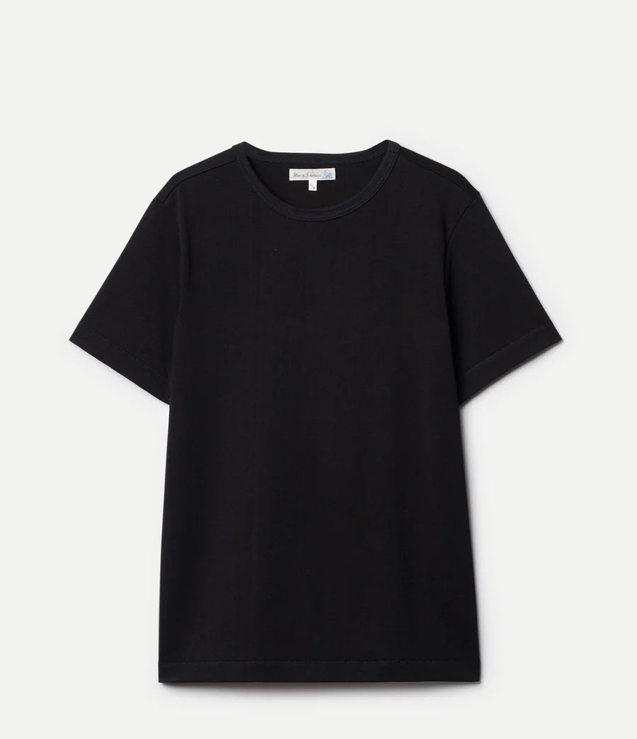 MERZB 2M15 Vintage Machine Classic Fit T-Shirt Deep Black
