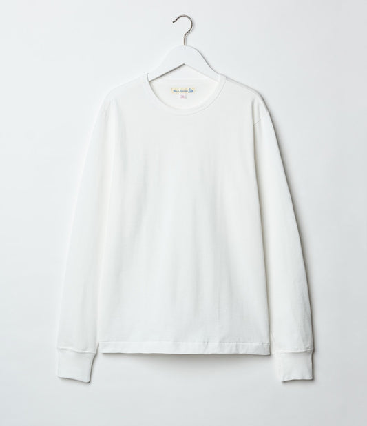 MERZB 2M15LS Vintage Machine Classic Longsleeve T-Shirt White