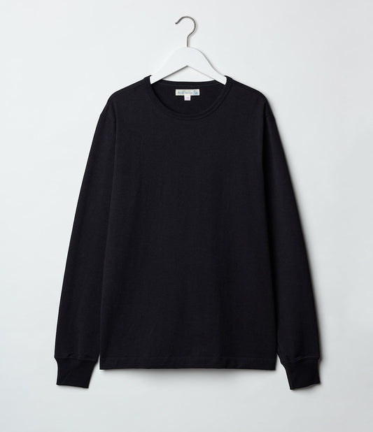 MERZB 2M15LS Vintage Machine Classic Longsleeve T-Shirt Black
