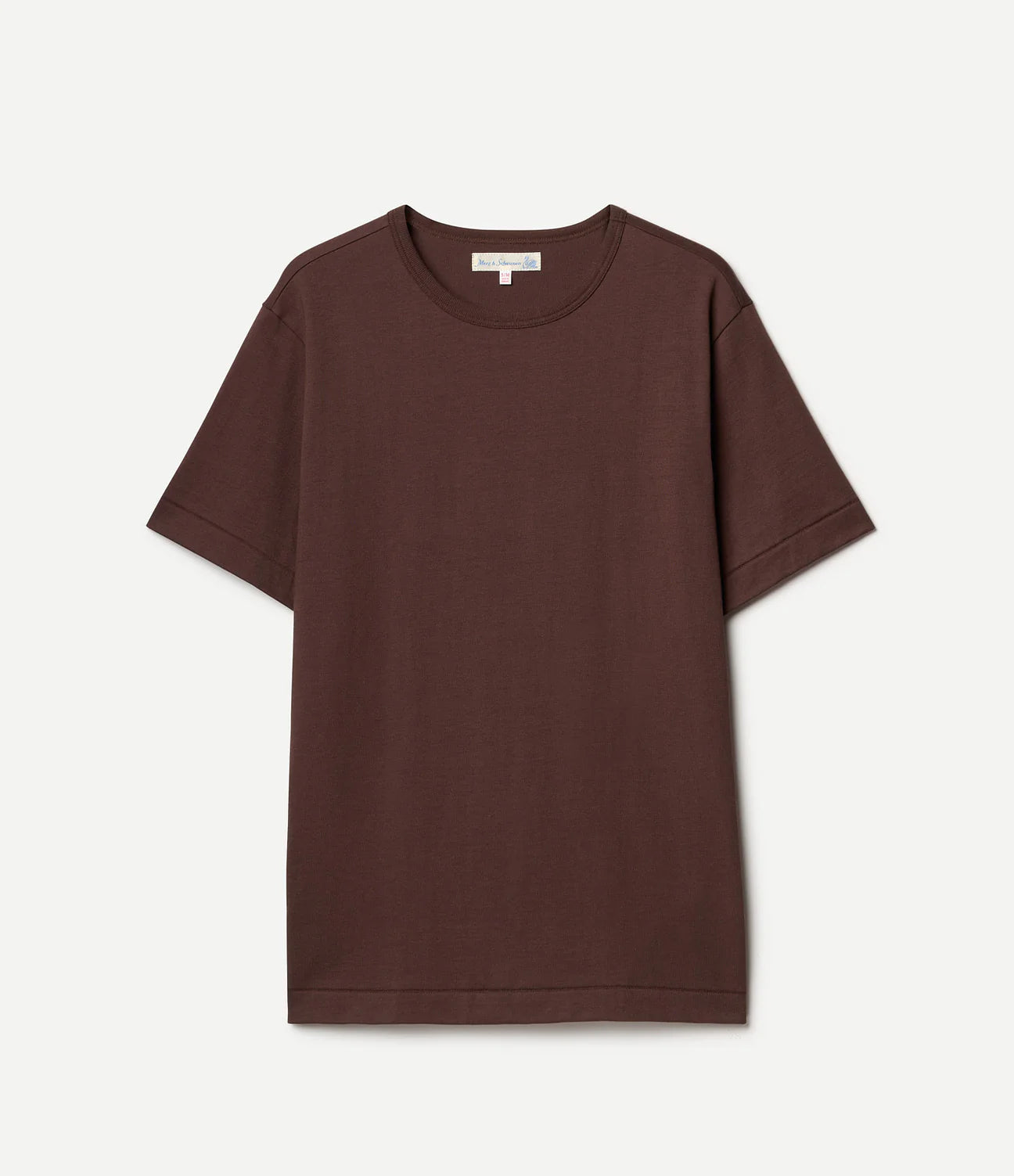MERZB 2M15 Vintage Machine Classic Fit T-Shirt Chocolate