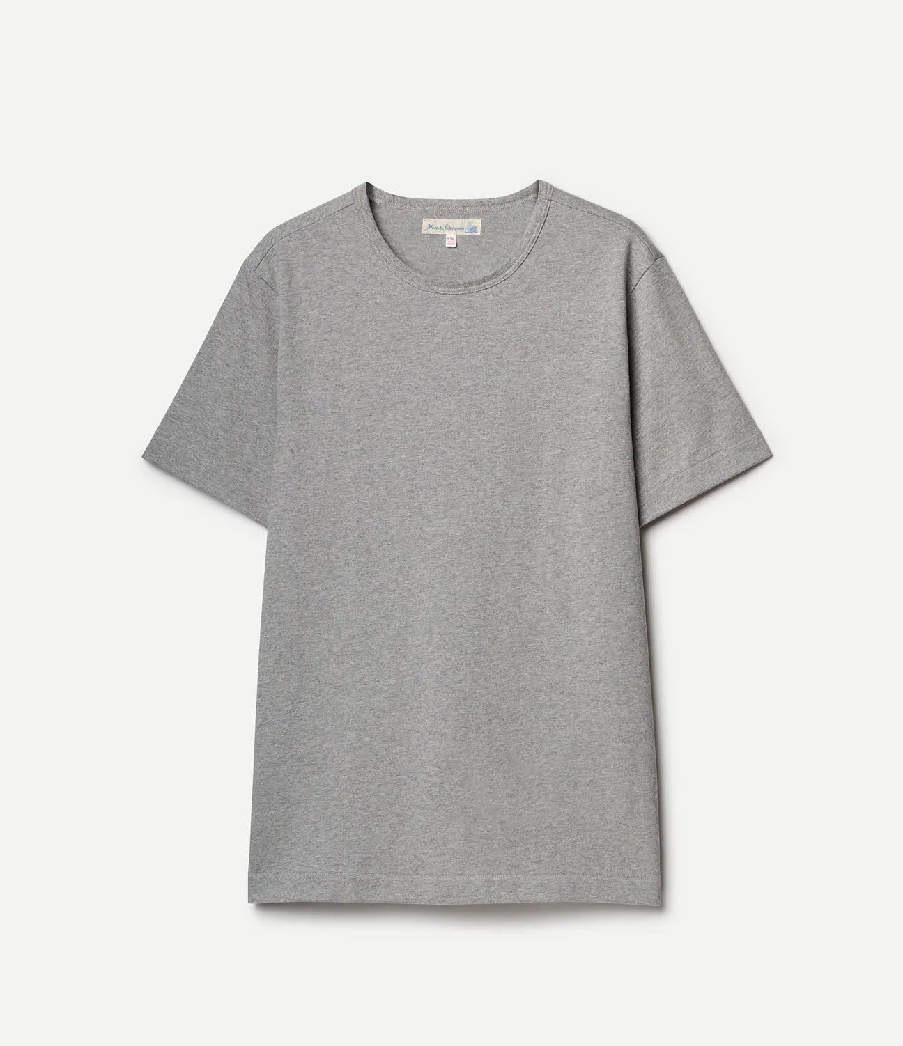 MERZB 2M15 Vintage Machine Classic Fit T-Shirt Grey Mel