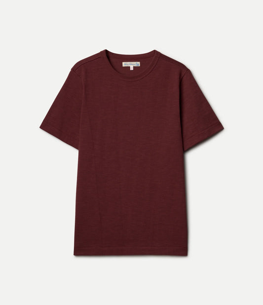 MZB Men's 2S14 Heavy Relaxed T-Shirt 13.4oz Burgundy