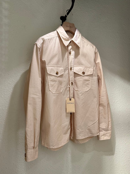 FTA KENNY Overshirt Cotton Milk