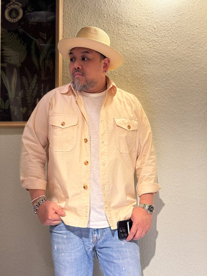 FTA KENNY Overshirt Cotton Milk