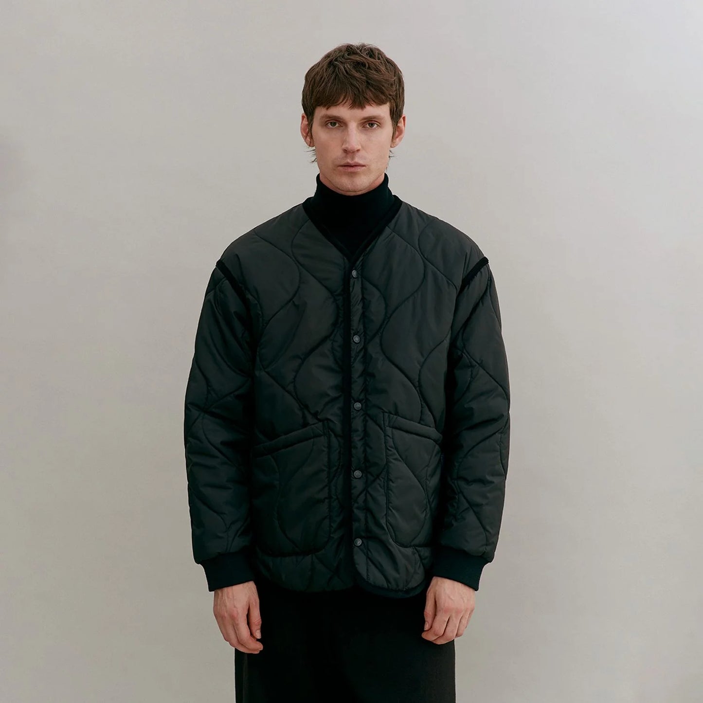 LVH Quilt Liner Jacket Sable Black