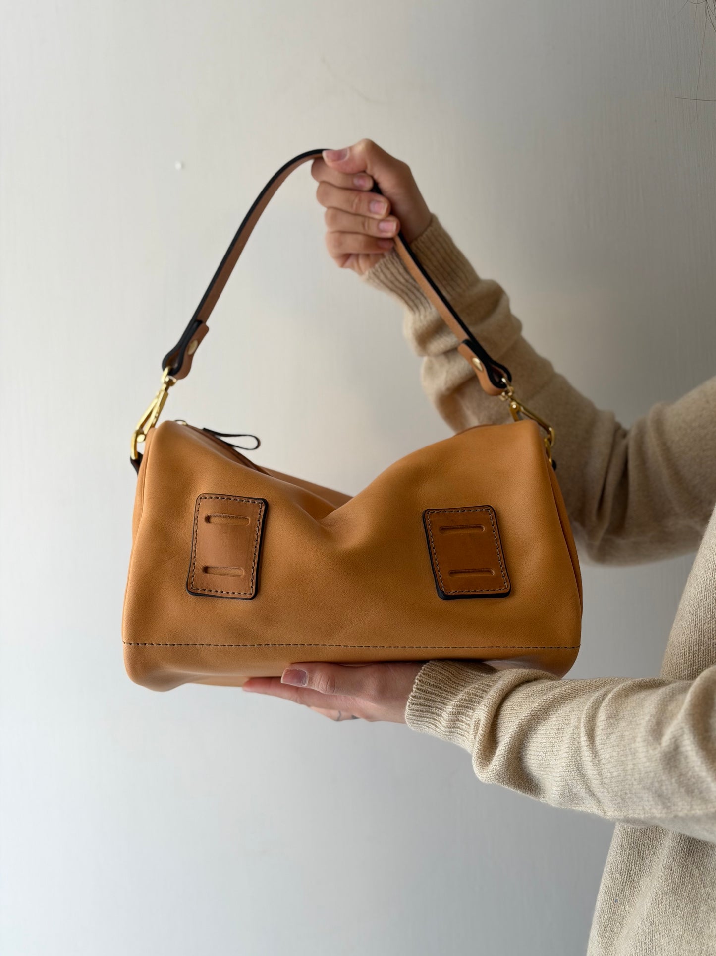 CROOTS X HOUSES Vintage Leather Mini Tube Bag