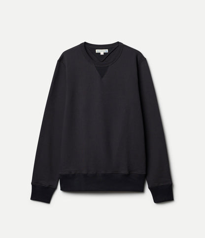 MERZB Men's 3M46 Vintage Machine Fleece Classic Fit Sweatshirt Charcoal