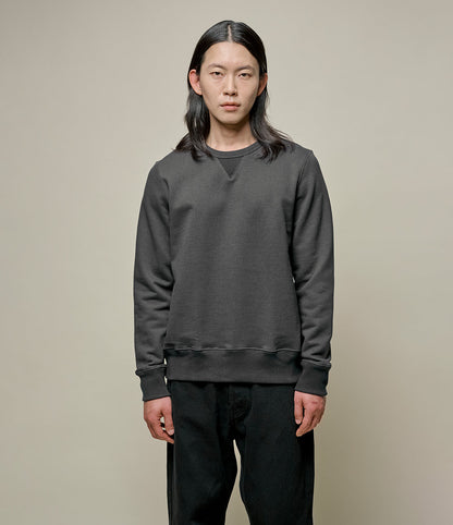 MERZB Men's 3M46 Vintage Machine Fleece Classic Fit Sweatshirt Charcoal