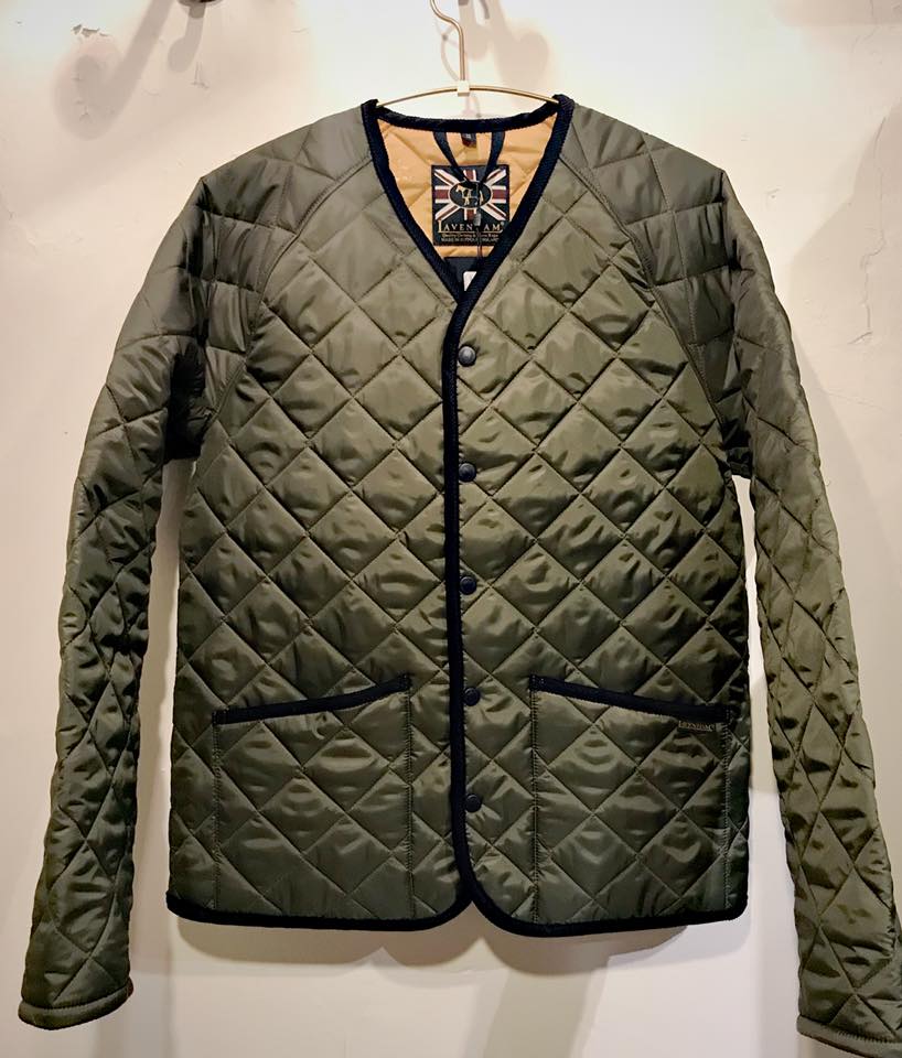 LVH x HOUSES LANGTON Recycled Lavenster V-Neck Jacket Olive