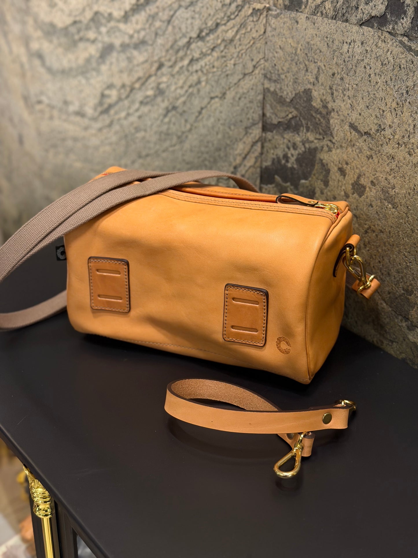 CROOTS X HOUSES Vintage Leather Mini Tube Bag