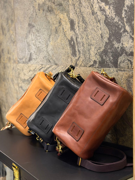 CROOTS X HOUSES Vintage Leather Mini Tube Bag