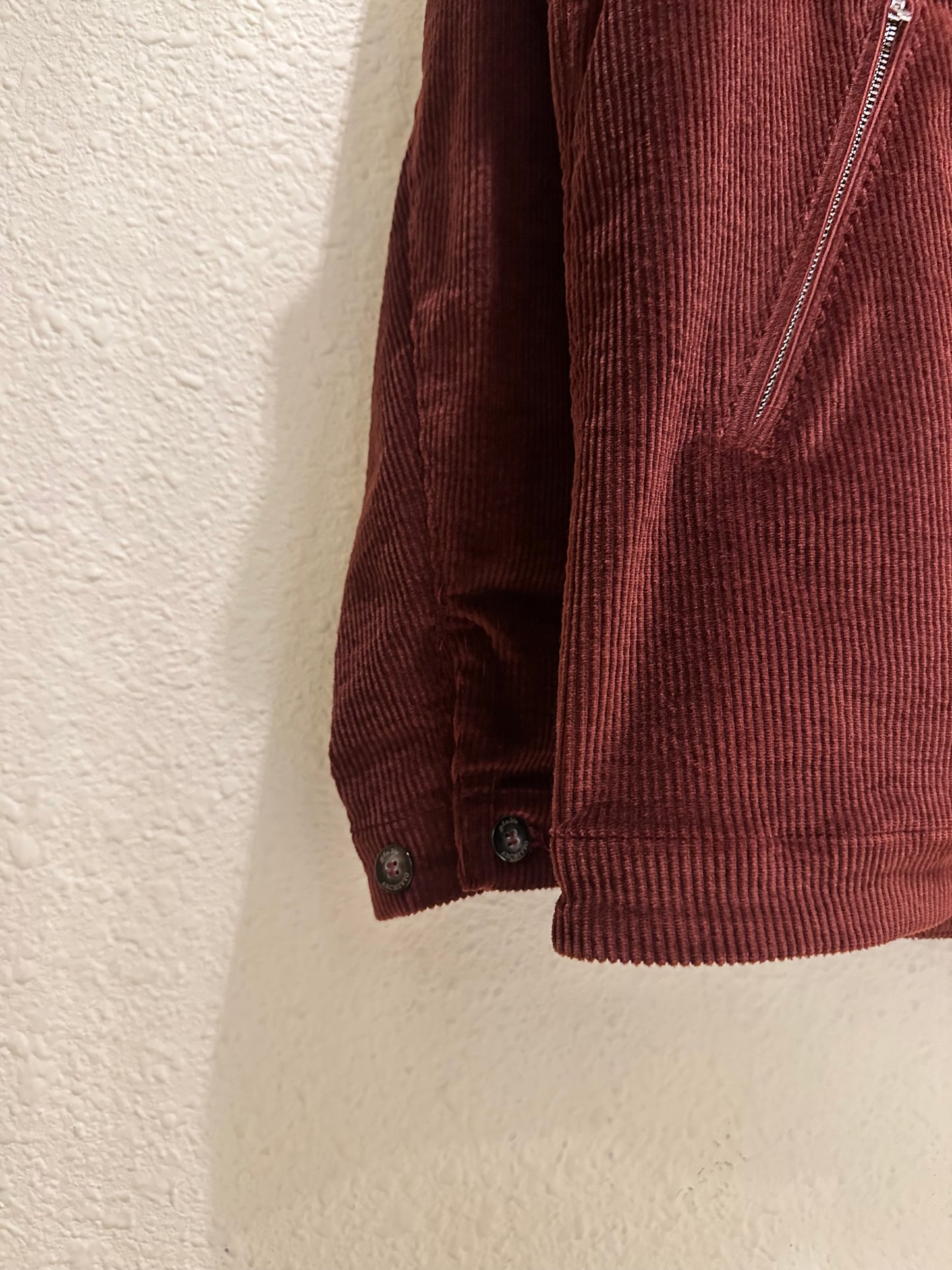 GBS MEDUSA 2 Corduroy Harrington Jacket A5771 Burgundy