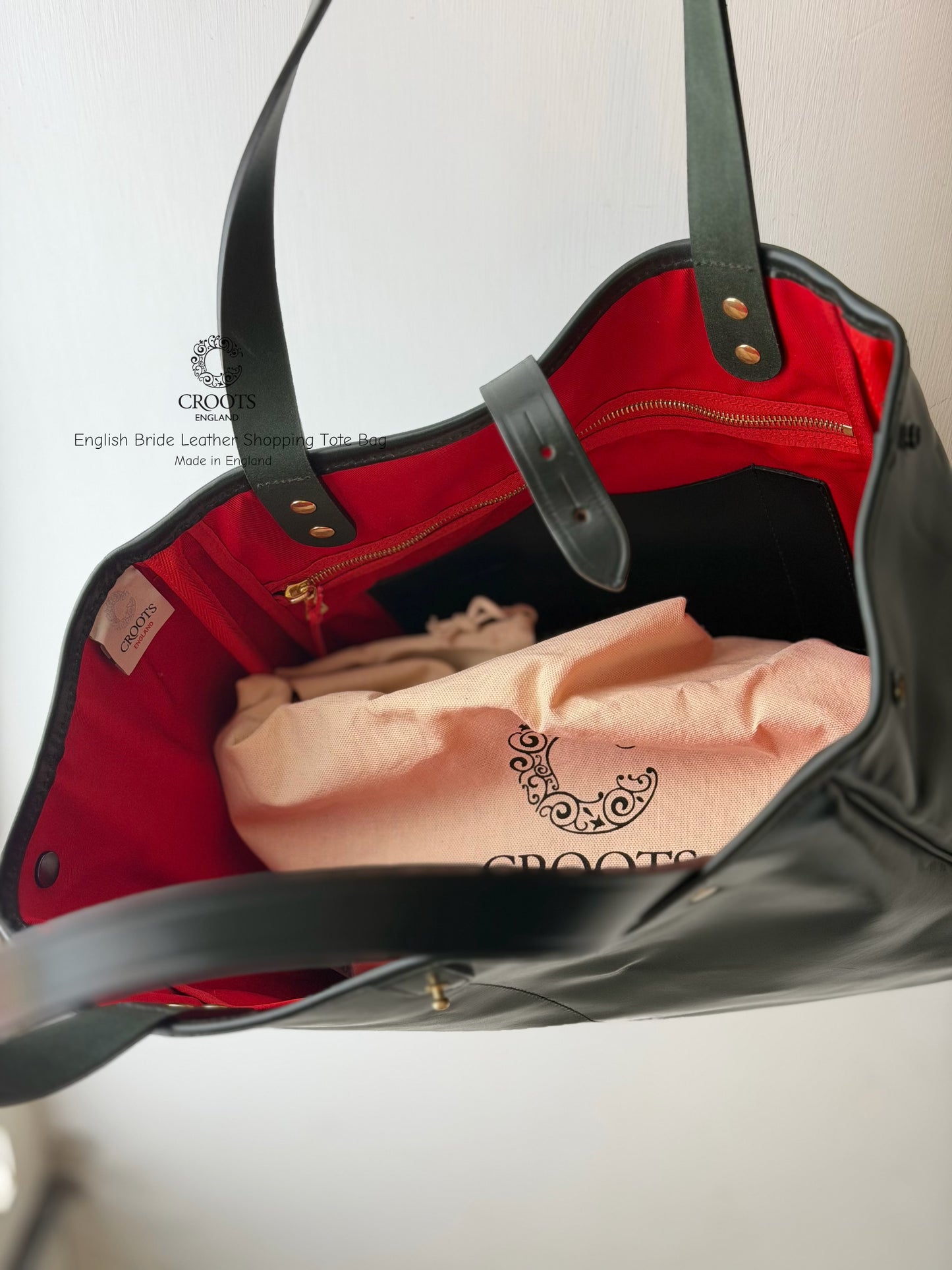 CROOTS X HOUSES MALTON Bridle Angle Tote