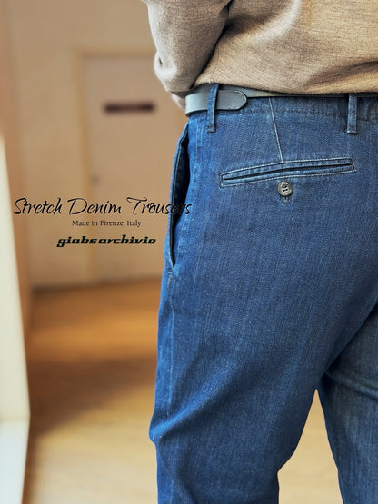 GBS VERDI/M Stretch Washed Denim A1405 Navy