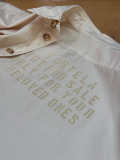FTA KENNY Overshirt Cotton Milk