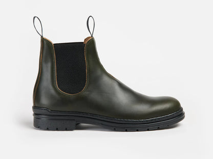 GRL The Baslow Chelsea Boot - Horween Chromexcel Forest Green